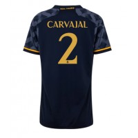 Real Madrid Daniel Carvajal #2 Bortedrakt Dame 2023-24 Kortermet